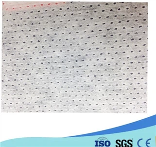 رول پارچه نبافته هیدروفیل سوراخدار Spunbond مواد اولیه نوار بهداشتی